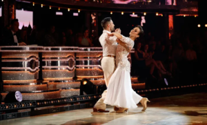 Amanda Abbington dancing with Giovanni Pernice on Strictly Come Cancing